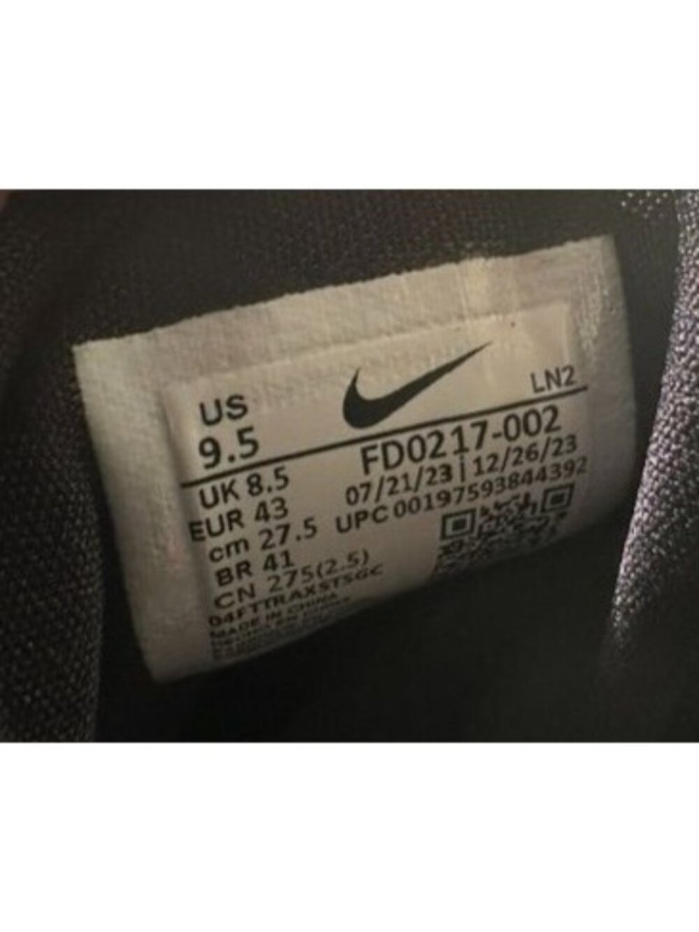 NIKE Air Zoom Infinity Tour Next 2 Golf Shoes FD0217-002 Black/White Men's 9.5 - Picture 3 of 14